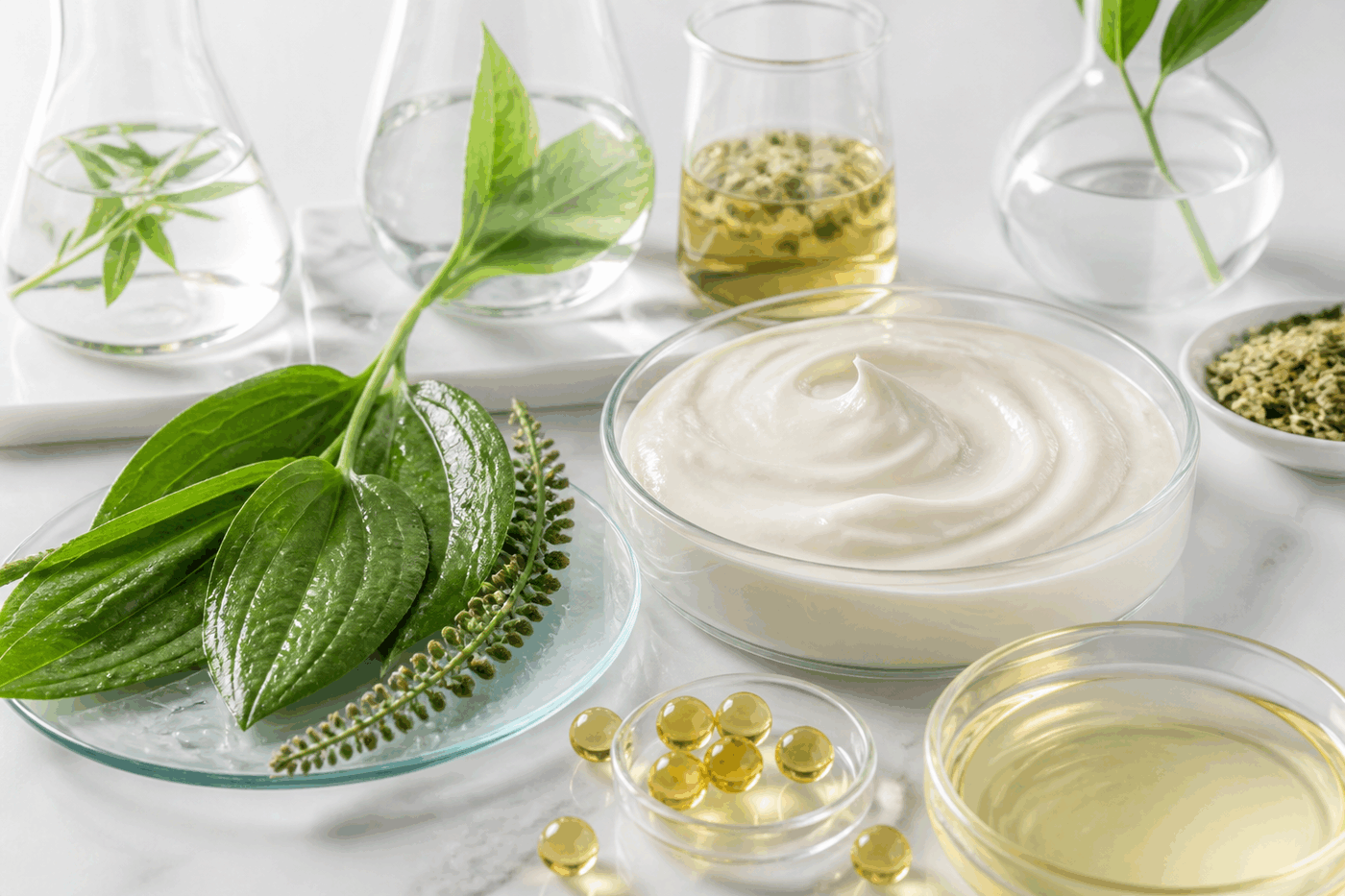 Botanical Nourishing Massage Cream formula visual