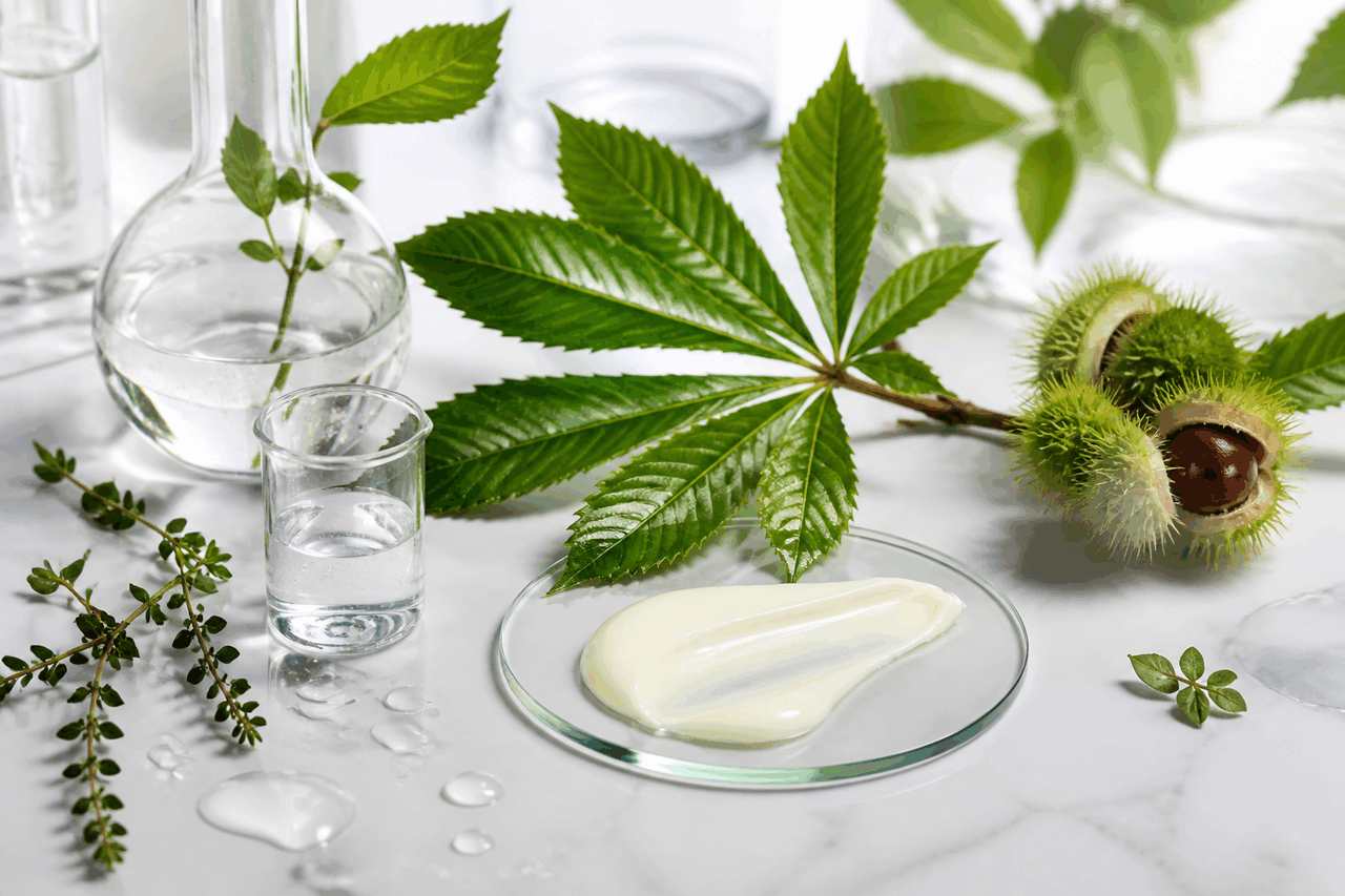 Botanical Nourishing Massage Cream formula visual