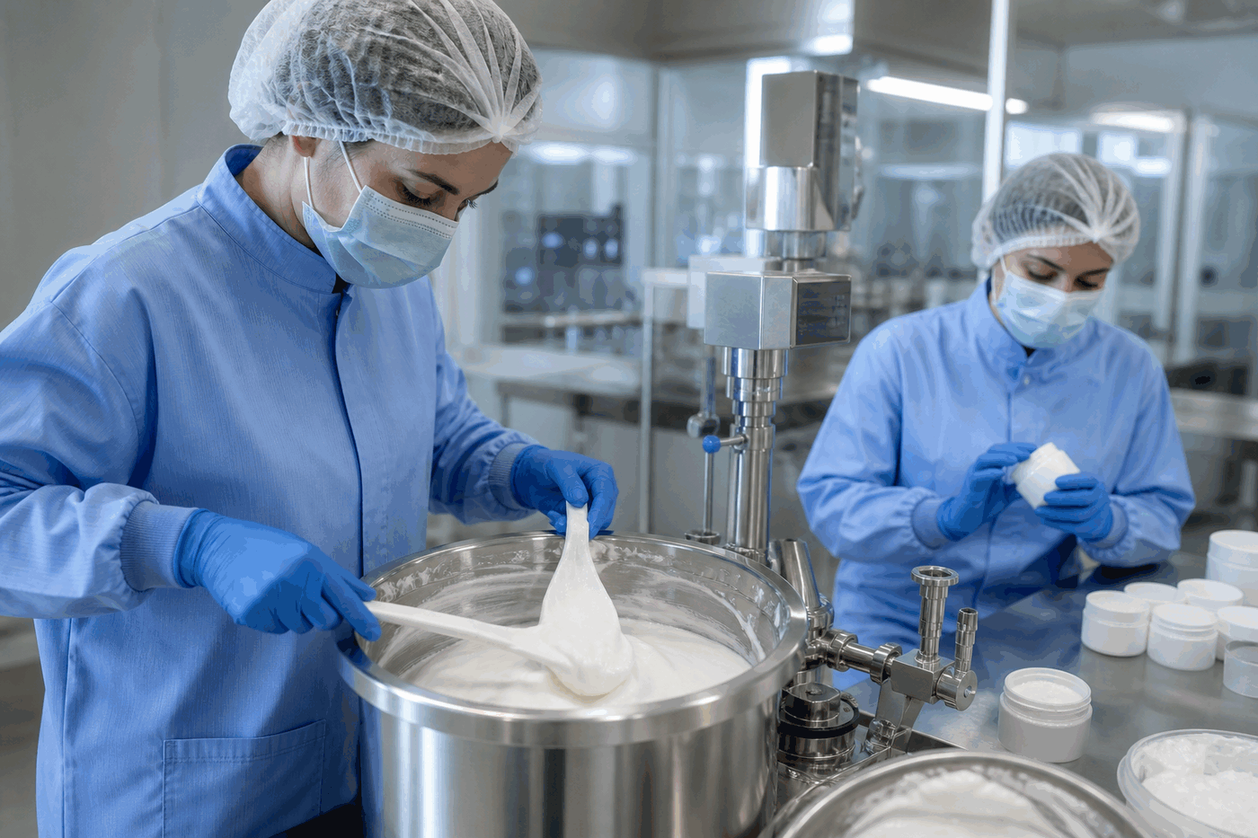 Panthenol Ceramide Barrier Repair Cream formulation laboratory