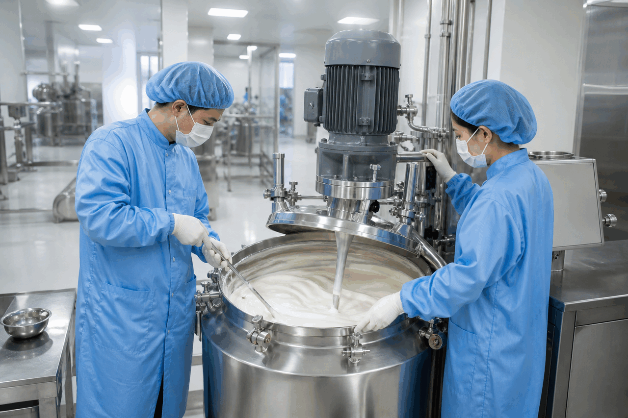 Sea Fennel Peptide Hydrating Cream formulation laboratory