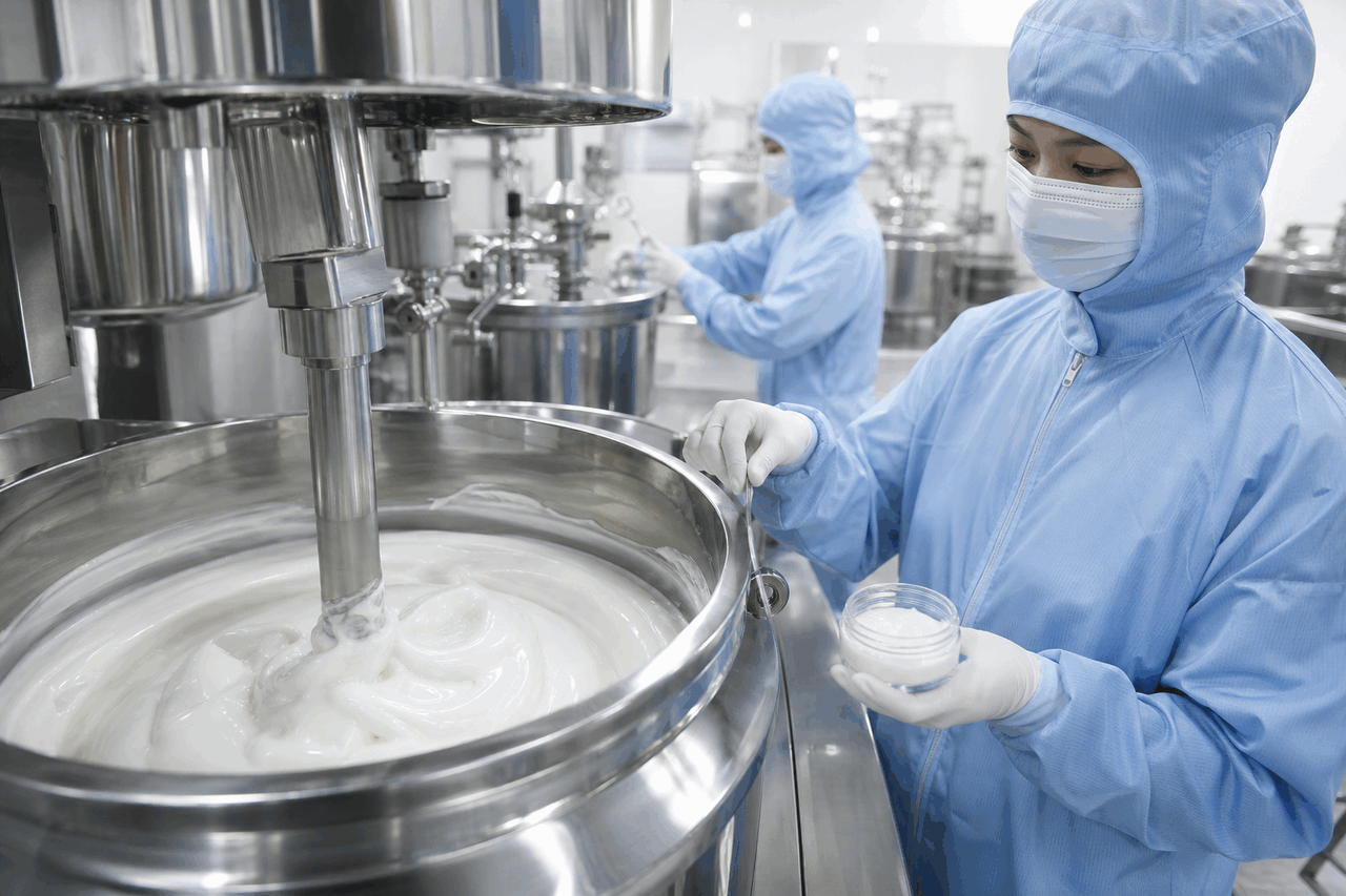 Triple Ceramide Barrier Repair Cream formulation laboratory