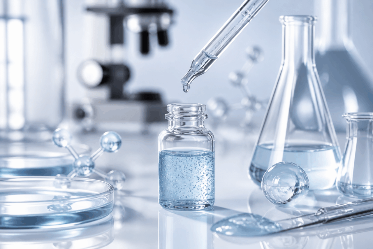 Copper Peptide Multi-Peptide Firming Serum formulation laboratory visual