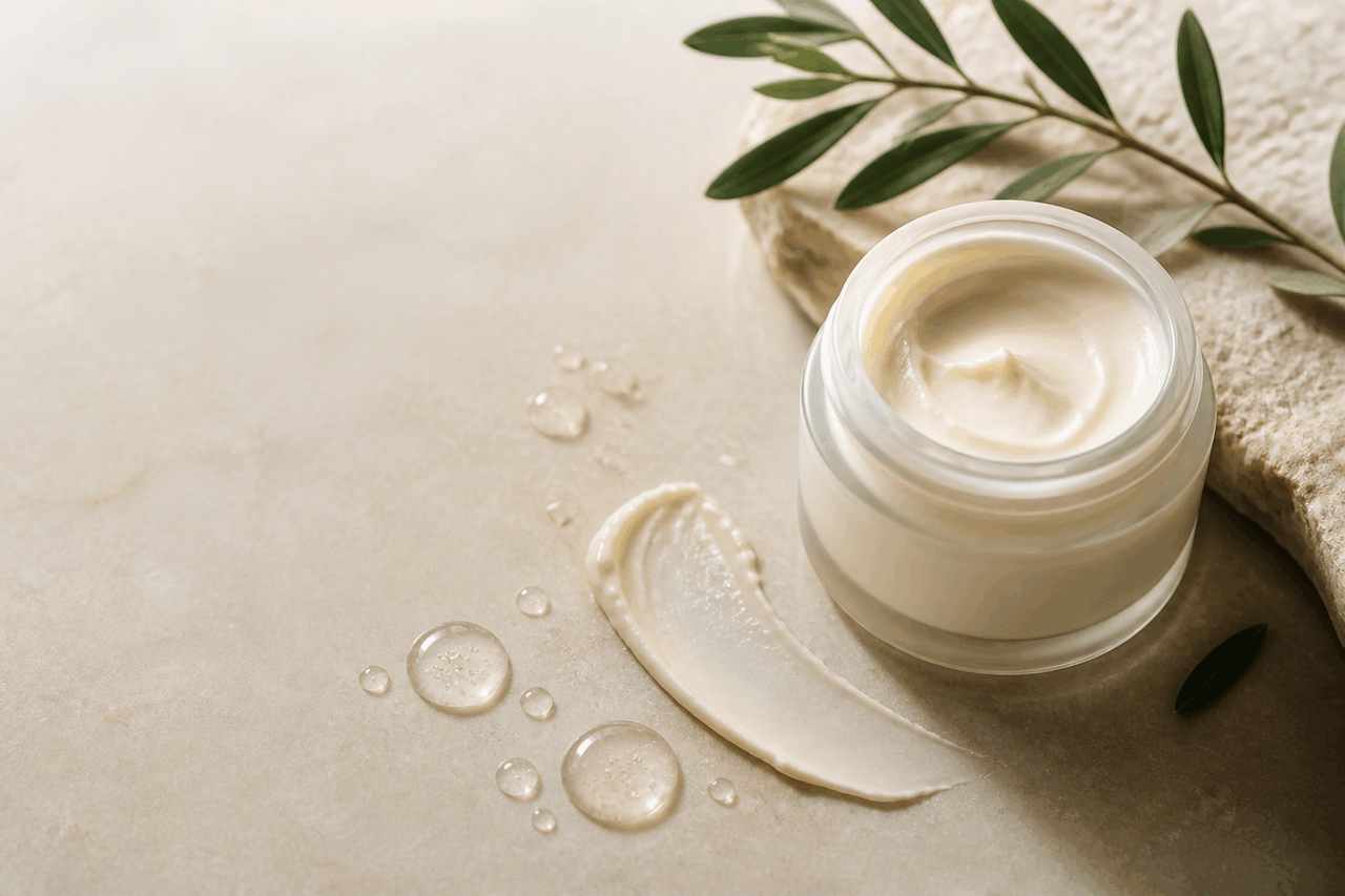 Ceramide and lipid barrier cream product concept