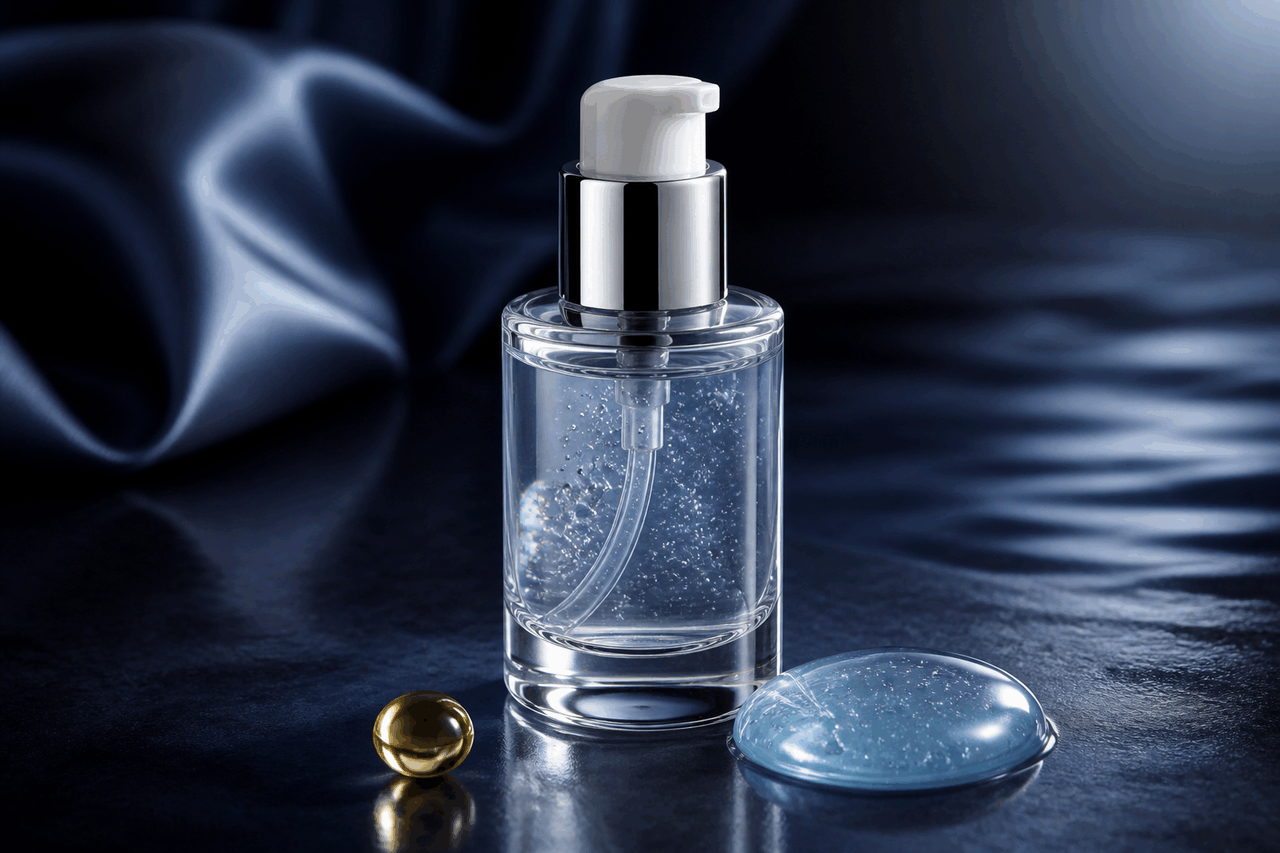 GHK-Cu plumping serum concept