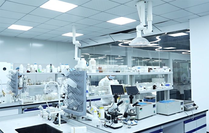 Skincare formula development laboratory at ZD Skincare Solutions