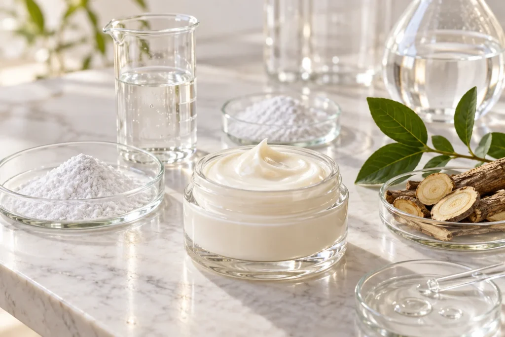 Tranexamic Acid Brightening Essence Cream — Brightening & Tone-Evening System formulation concept