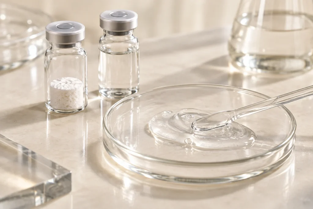 Niacinamide Brightening Soothing Freeze-Dried Powder — Mannitol formulation concept
