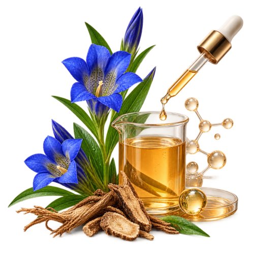 ZD-ACT-005 Gentiana Root Extract ingredient visual
